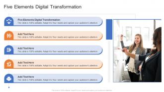Five Elements Digital Transformation In Powerpoint And Google Slides Cpb