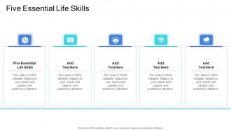Five Essential Life Skills In Powerpoint And Google Slides Cpb