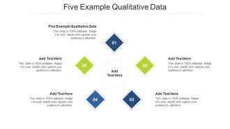 Five Example Qualitative Data Ppt Powerpoint Presentation Pictures Layouts Cpb