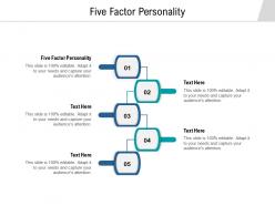 Five factor personality ppt powerpoint presentation portfolio influencers cpb