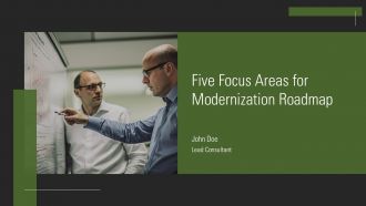 Five Focus Areas For Modernization Roadmap PPT Guidelines AT Five Focus Areas For Modernization Roadmap PPT Guidelines AT