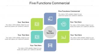 Five functions commercial ppt powerpoint presentation portfolio tips cpb