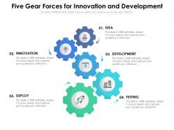 Five Gear Forces For Innovation And Development