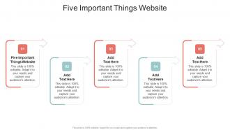 Five Important Things Website In Powerpoint And Google Slides Cpb