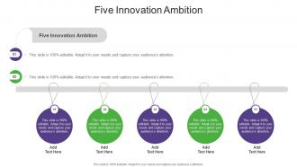Five Innovation Ambition In Powerpoint And Google Slides Cpb