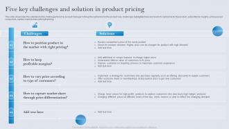 Five Key Challenges And Solution In Product Pricing