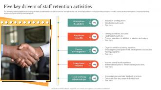 Five Key Drivers Of Staff Retention Activities