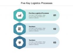 Five key logistics processes ppt powerpoint presentation portfolio graphics pictures cpb