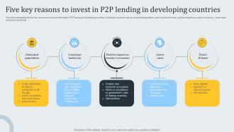 Five Key Reasons To Invest In P2p Lending In Developing Countries