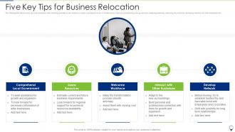 Five Key Tips for Business Relocation