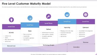 Five Level Customer Maturity Model