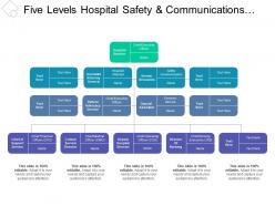 Five levels hospital safety and communications org chart