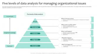 Five Levels Of Data Analysis For Managing Organizational Issues