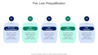 Five Loan Prequalification In Powerpoint And Google Slides Cpb