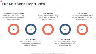 Five Main Roles Project Team In Powerpoint And Google Slides Cpb
