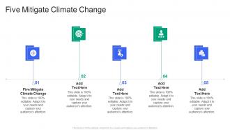 Five Mitigate Climate Change In Powerpoint And Google Slides Cpb