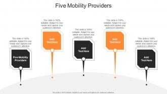 Five Mobility Providers In Powerpoint And Google Slides Cpb