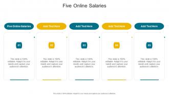 Five Online Salaries In Powerpoint And Google Slides Cpb