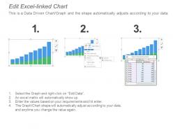 Five options business 3d bar graph for data comparison