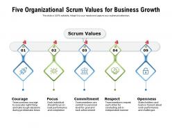 Five organizational scrum values for business growth