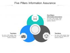 Five pillars information assurance ppt powerpoint presentation ideas slide portrait cpb