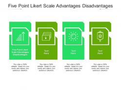 Five point likert scale advantages disadvantages ppt powerpoint presentation model grid cpb
