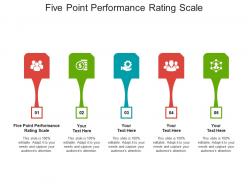 Five point performance rating scale ppt powerpoint presentation professional objects cpb