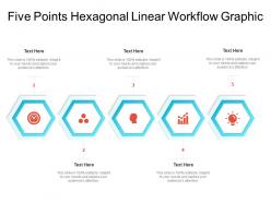 Five Points Hexagonal Linear Workflow Graphic