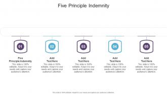 Five Principle Indemnity In Powerpoint And Google Slides Cpb