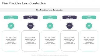 Five Principles Lean Construction In Powerpoint And Google Slides Cpb