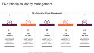 Five Principles Money Management In Powerpoint And Google Slides Cpb
