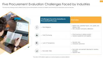Five Procurement Evaluation Challenges Faced By Industries