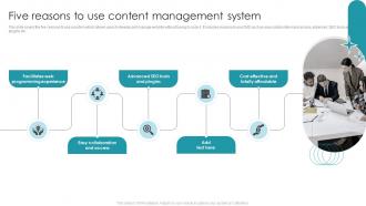 Five Reasons To Use Content Implementing Content Management System