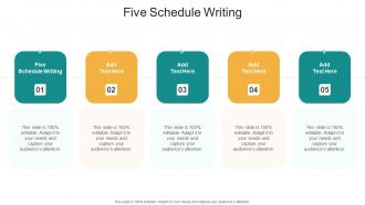Five Schedule Writing In Powerpoint And Google Slides Cpb