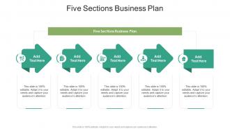 Five Sections Business Plan In Powerpoint And Google Slides Cpb