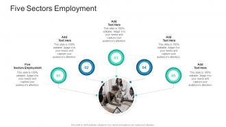 Five Sectors Employment In Powerpoint And Google Slides Cpb