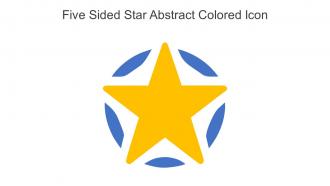 Five Sided Star Abstract Colored Icon In Powerpoint Pptx Png And Editable Eps Format