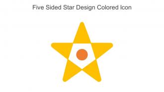 Five Sided Star Design Colored Icon In Powerpoint Pptx Png And Editable Eps Format