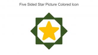 Five Sided Star Picture Colored Icon In Powerpoint Pptx Png And Editable Eps Format