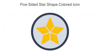 Five Sided Star Shape Colored Icon In Powerpoint Pptx Png And Editable Eps Format
