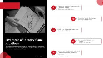 Five Signs Of Identity Fraud Situations