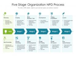 Five stage organization npd process