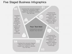 82646631 style cluster mixed 5 piece powerpoint presentation diagram infographic slide