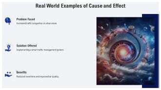Five Staged Cause And Effect PPT Slides AT Appealing Pre-designed