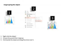 Five staged chart diagram for process control flat powerpoint design