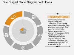 57175226 style division donut 5 piece powerpoint presentation diagram infographic slide