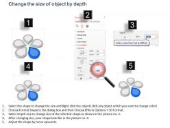 16178349 style circular hub-spoke 5 piece powerpoint presentation diagram infographic slide
