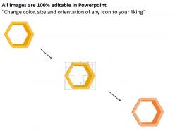 66688984 style cluster hexagonal 5 piece powerpoint presentation diagram infographic slide