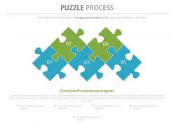 27646897 style puzzles mixed 5 piece powerpoint presentation diagram infographic slide