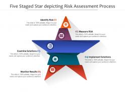 Five Staged Star Depicting Risk Assessment Process